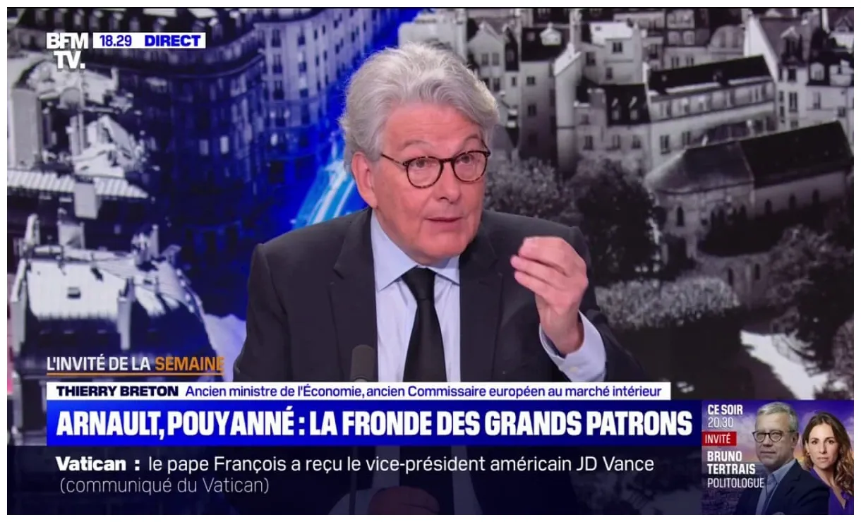 Taxes Trump: "Les patrons français sont patriotes", indique Thierry