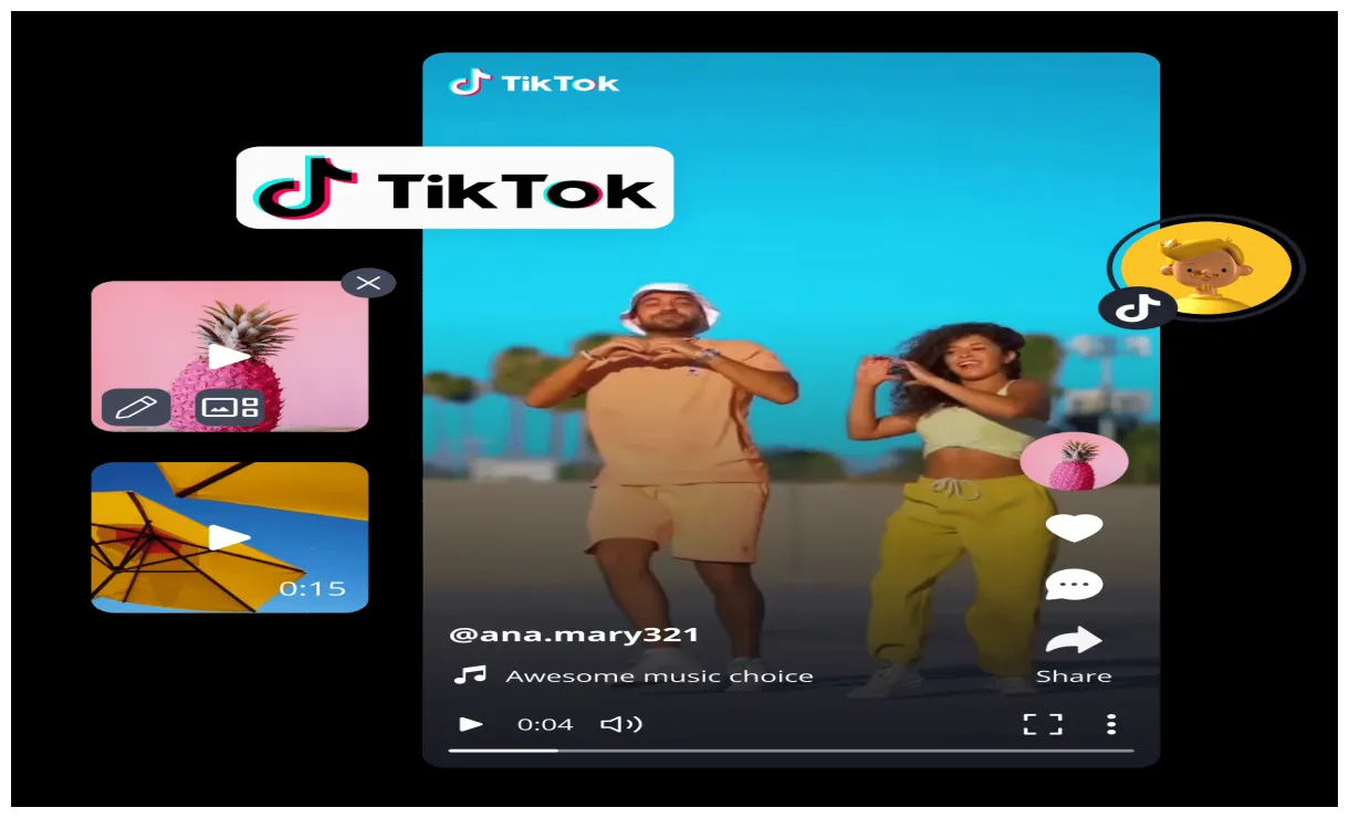Schedule your tiktok content with socialbee! socialbee