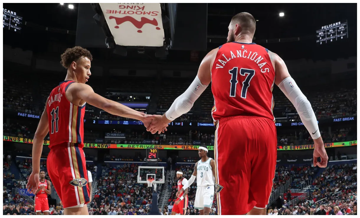 S pelicans vs timberwolves game action 11/18/2023 new orleans