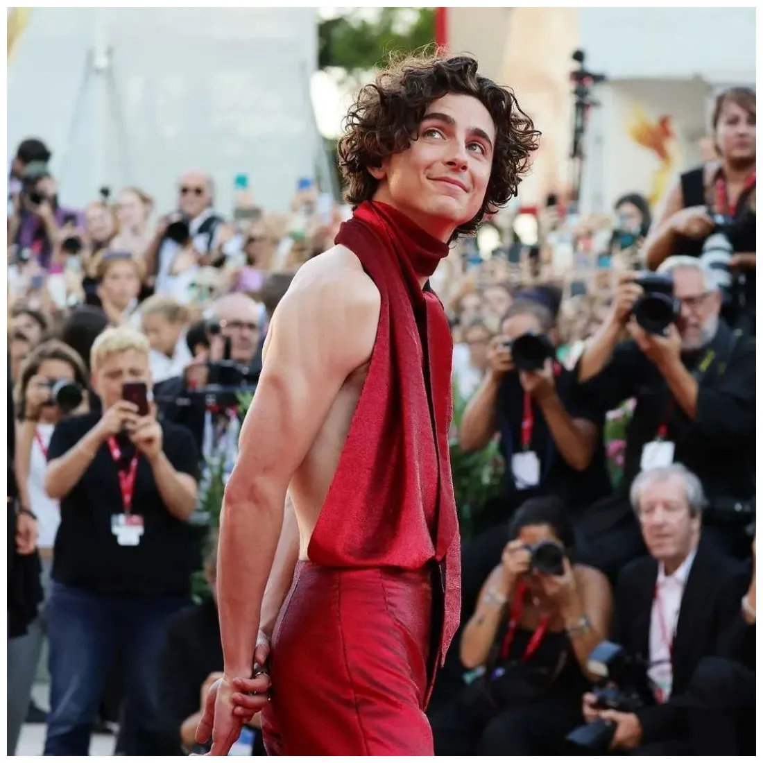 Timothée chalamet thinks a "societal collapse is in the air"