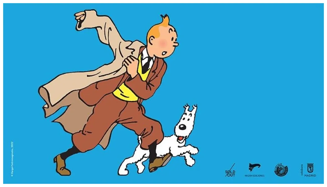 Tintín en madrid + ejercicios de francés fle gratuitos de nivel b1