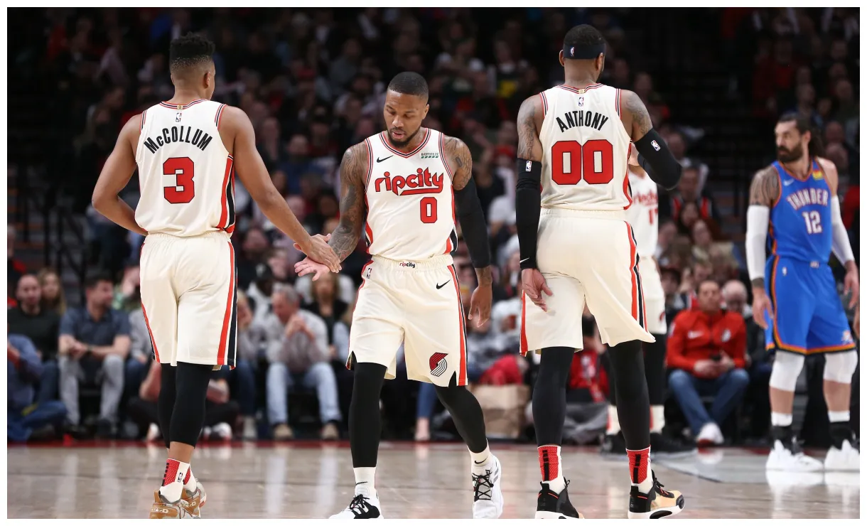 Trail blazers return home to run the thunder nba