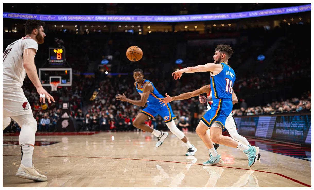 S thunder at trail blazers gallery nba