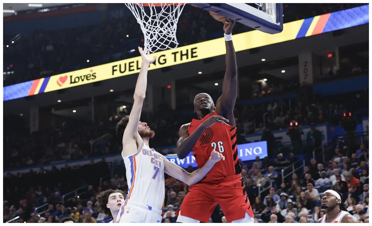 Okc thunder dominate trail blazers for biggest win this season sports