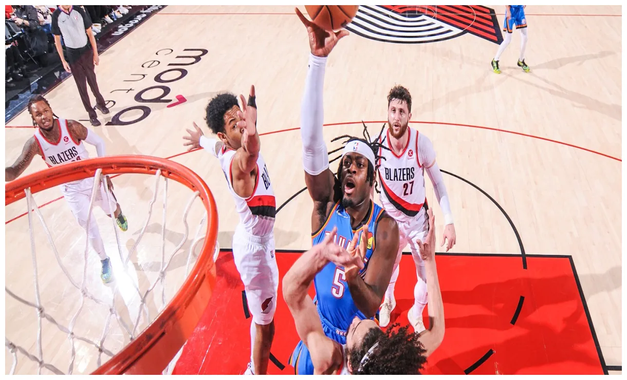S thunder at trail blazers gallery nba