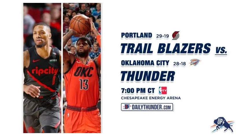 Preview 47 of 82 trail blazers @ thunder daily thunder