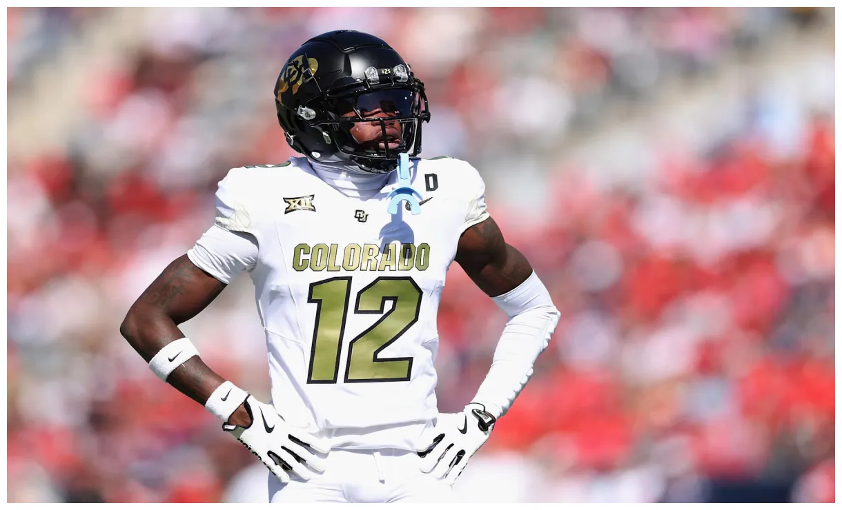 Colorado's travis hunter out vs. arizona after aggravating shoulder