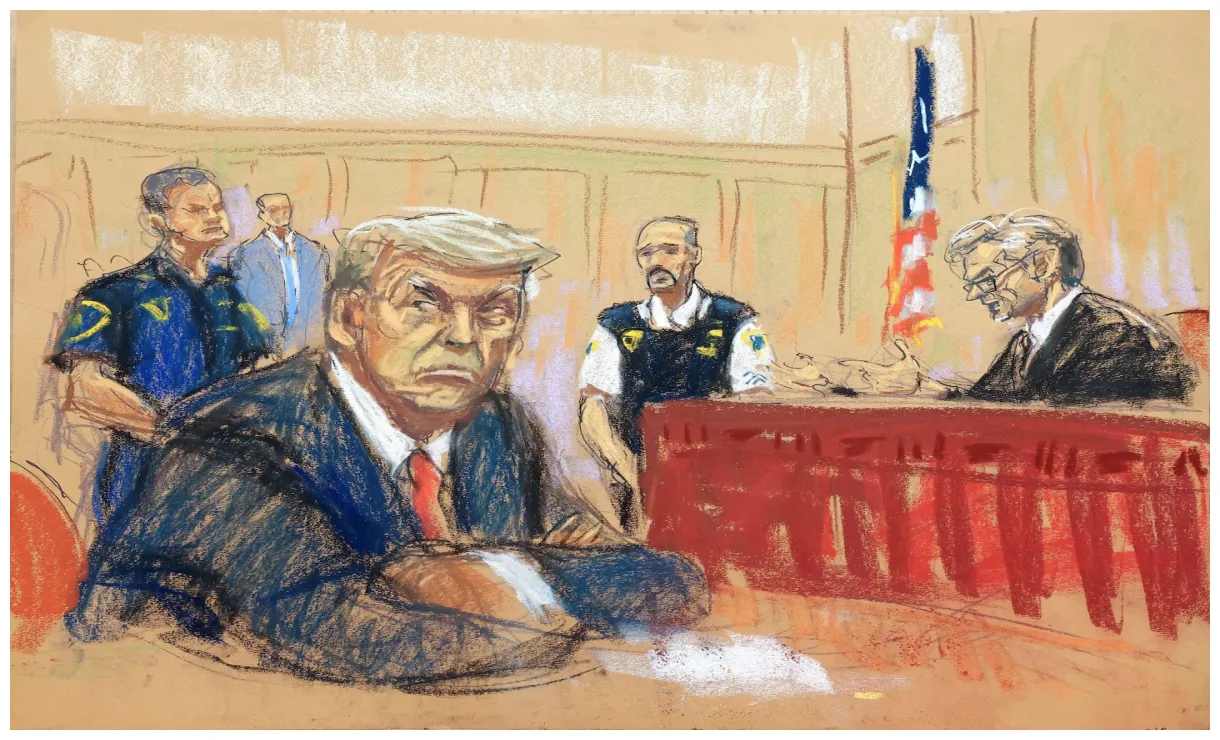 Trump said only 10 words during his arraignment. Here’s what they were