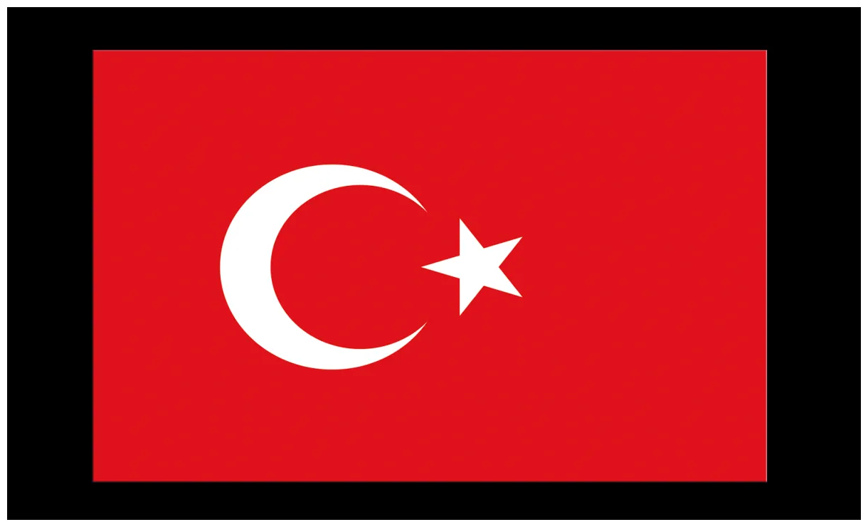 Türkei Aufkleber 7 x 10 cm, 5 Stück - MaxFlags - FlaggenPlatz.at