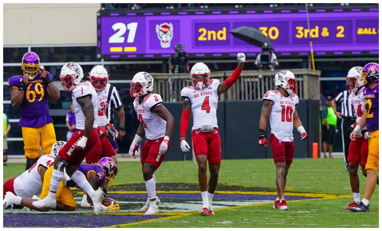 Depth chart nc state vs. charleston southern inside pack sports