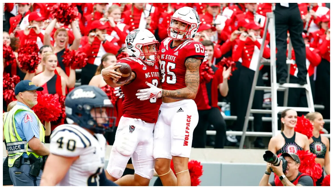 Nc state dominates 55-3 over charleston southern wcnc