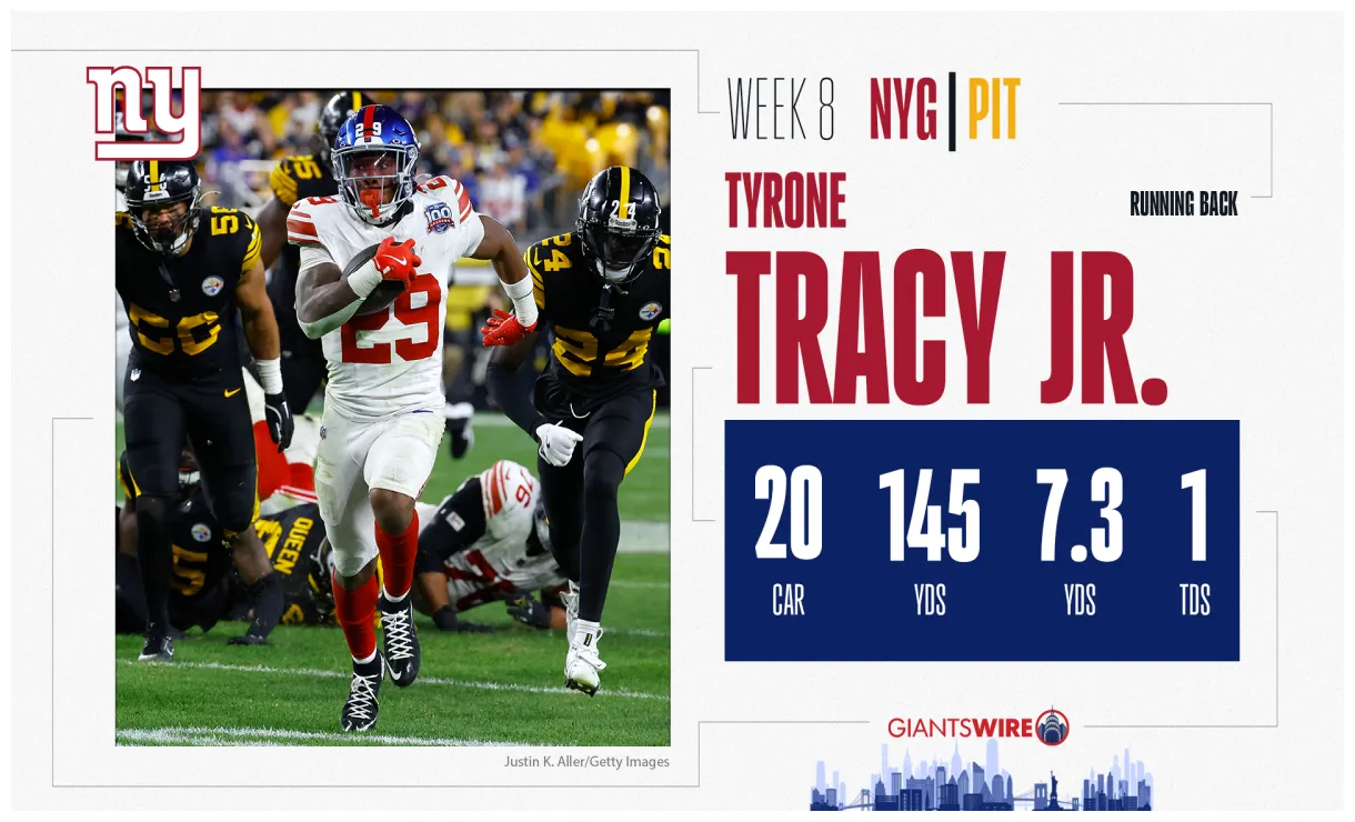 Giants vs. steelers player of the game …