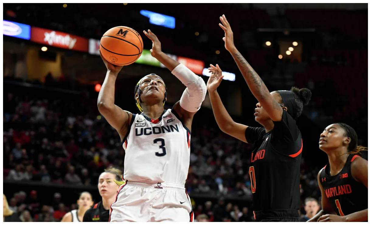 UConn women drops to No. 9 in AP Top 25 Poll