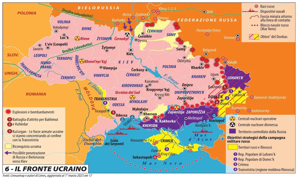 Ucraina, Lucio Caracciolo: Bakhmut caduta e controffensiva - Limes