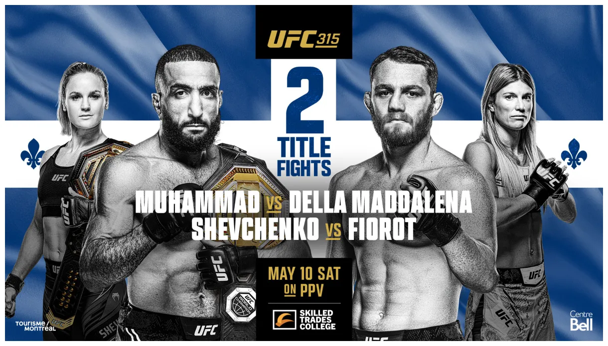 What’s next after ufc 314? full confirmed ufc 315 main card for