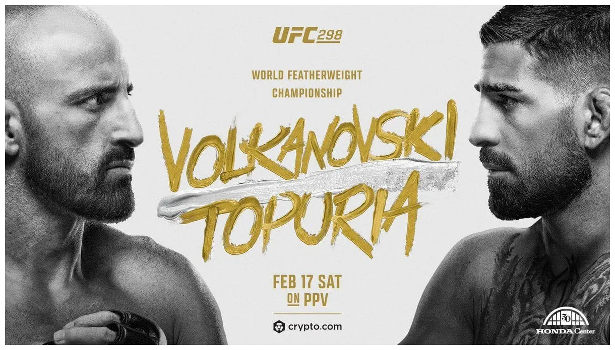 Ufc 298 volkanovski vs. topuria