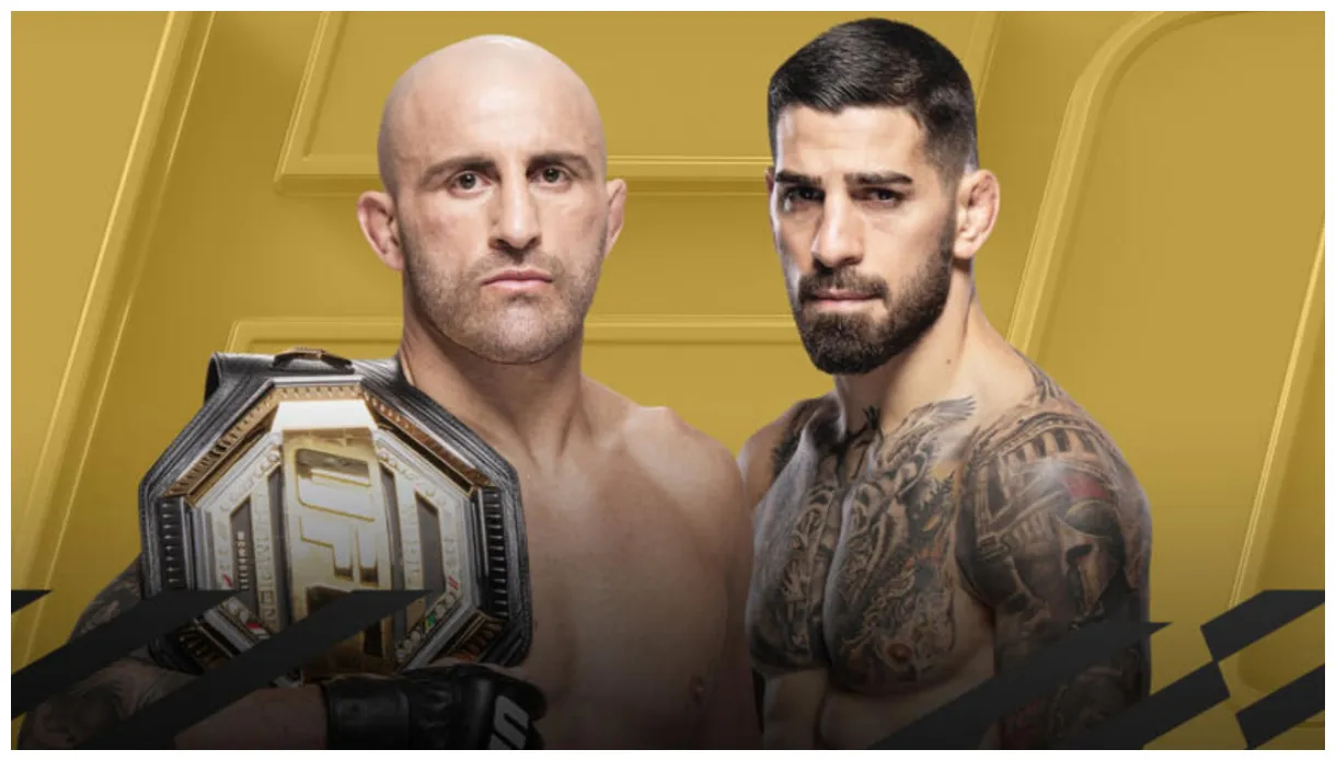 Ufc 298 ufc unveils poster for alexander volkanovski vs. ilia topuria