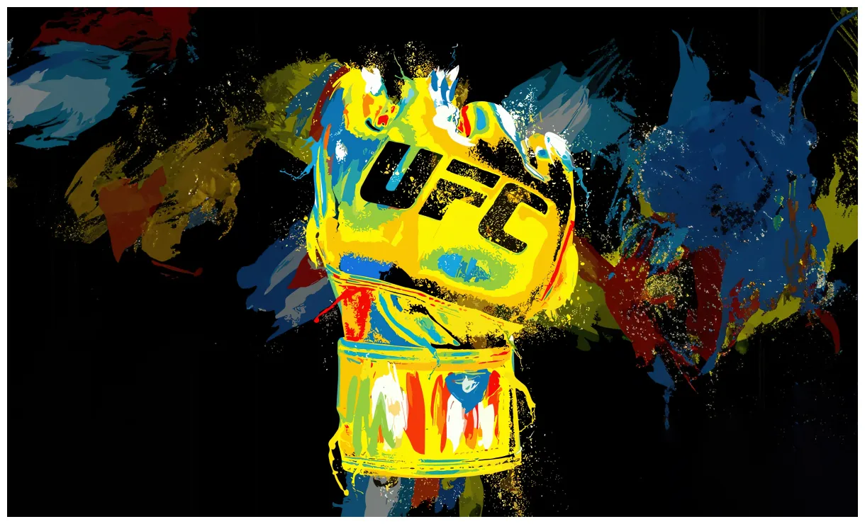 Ultimate fighting championship ufc , 5k, logo, illustration
