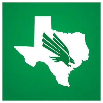 Logo university of north texas mean green ncaa team