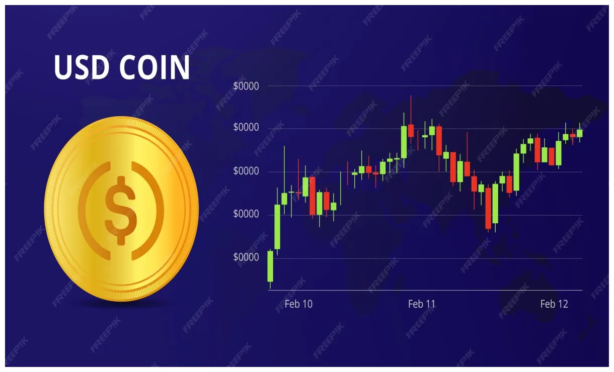Usdc usdc technical analysis chart week 1 january 2026