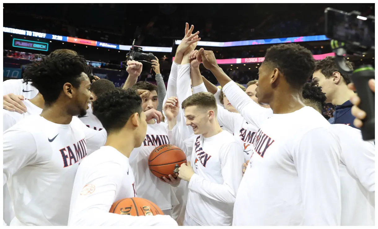 Players celebrate their most impactful professors uva