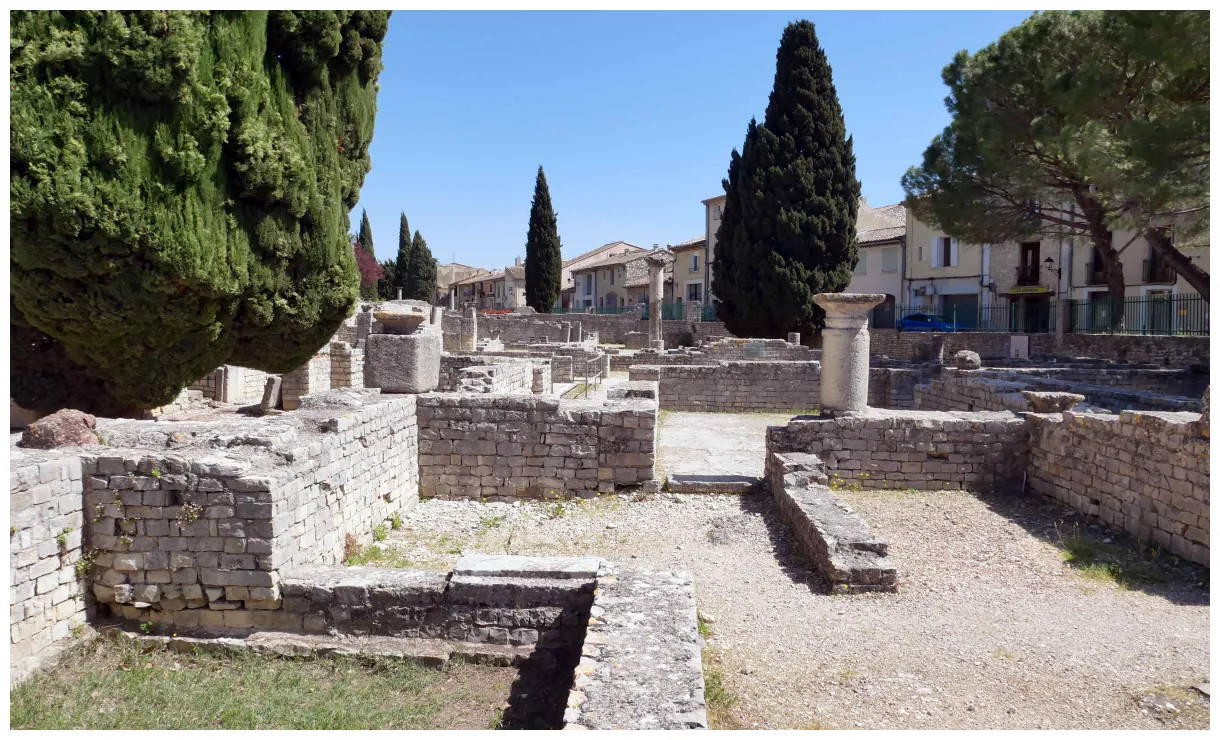 Visite guidée du site antique de Puymin à Vaison la Romaine