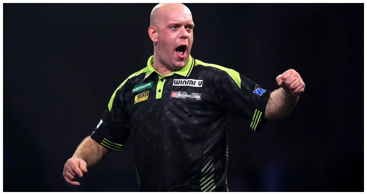 Live wk darts michael maakt zich klaar voor wedstrijd