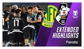 Video mirassol vasco de gama. highlights football. brazil. serie a