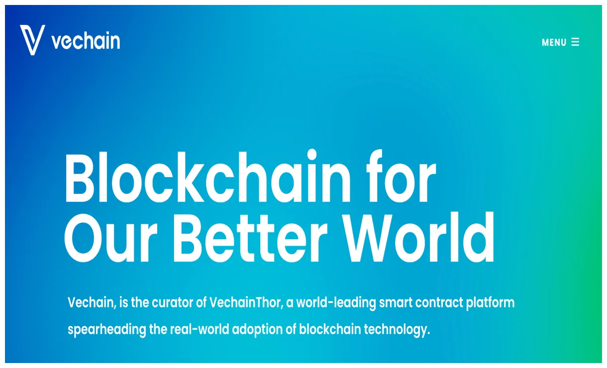 Vechain vet historical performance graph week 1 january 2026