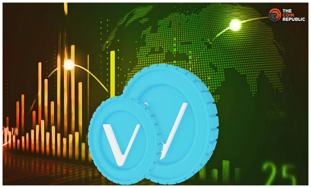 Vechain vet candlestick graph prediction week 1 january 2026