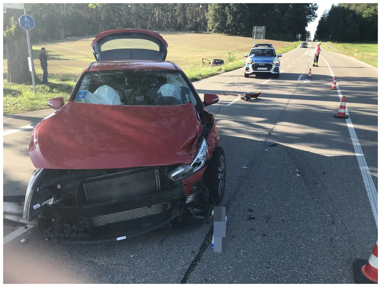 Verkehrsunfall mit zwei PKW (08.09.2023 | 17:02 Uhr) - FF Pleinfeld