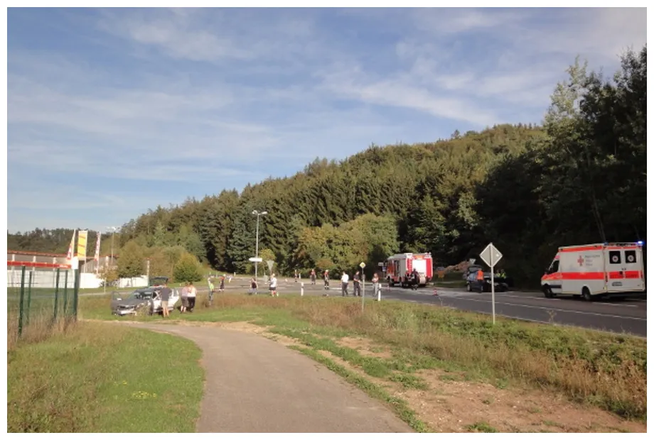 Verkehrsunfall (09.09.2018 | 17:50 Uhr) - FF Pleinfeld - Einsätze