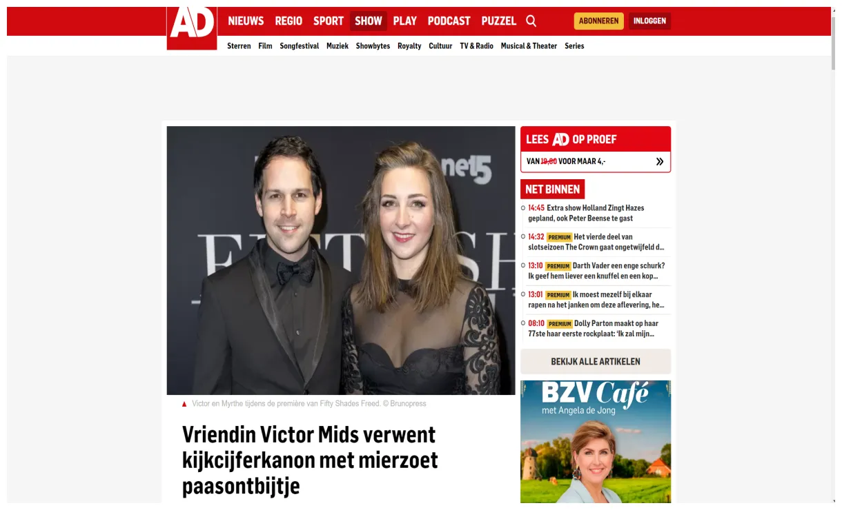 Ontdek myrthe ten hoopen foto’s en verhalen van de vriendin van victor