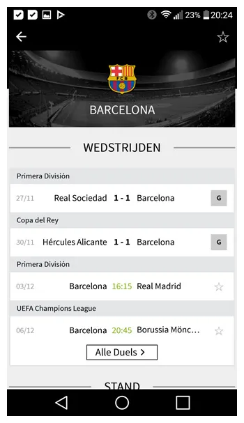 App update brengt nieuw design en nog meer voetbal