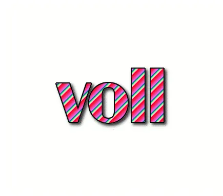 Voll logo kostenloses logo design tool von flaming text