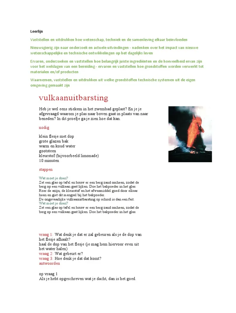 Vulkaanuitbarsting pdf