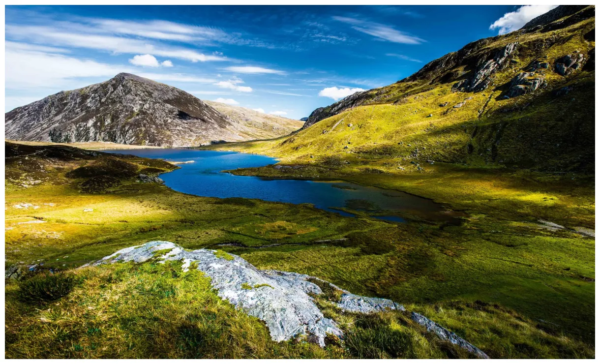 Welsh landscapes Pembrokeshire Skomer