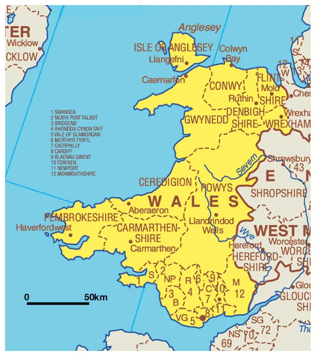 Theosophy, Wales, UK:- History of Wrexham / Wrecsam (North Wales) Links