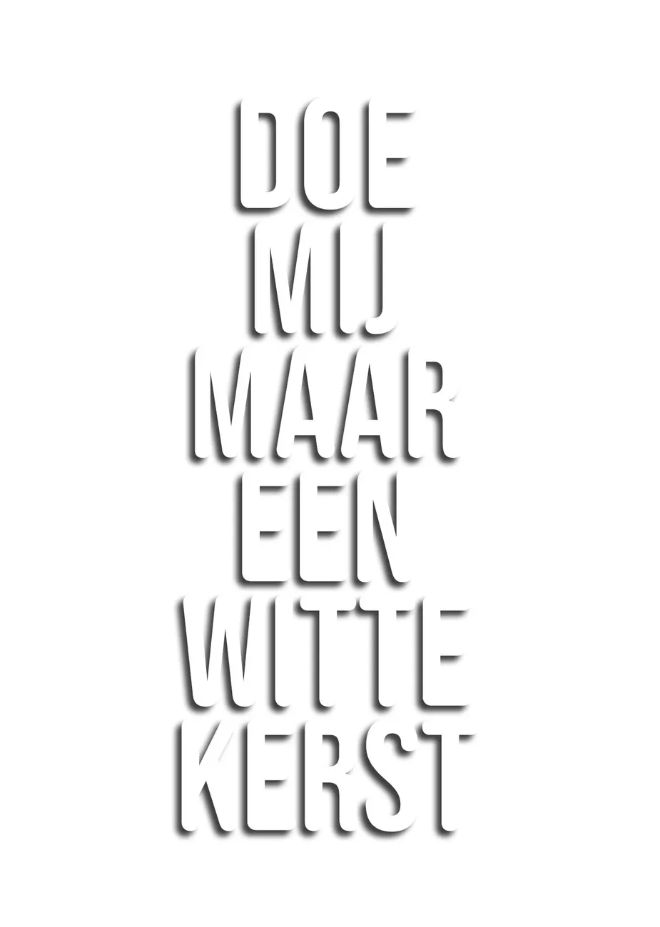 Witte kerst - Boomerang Cards