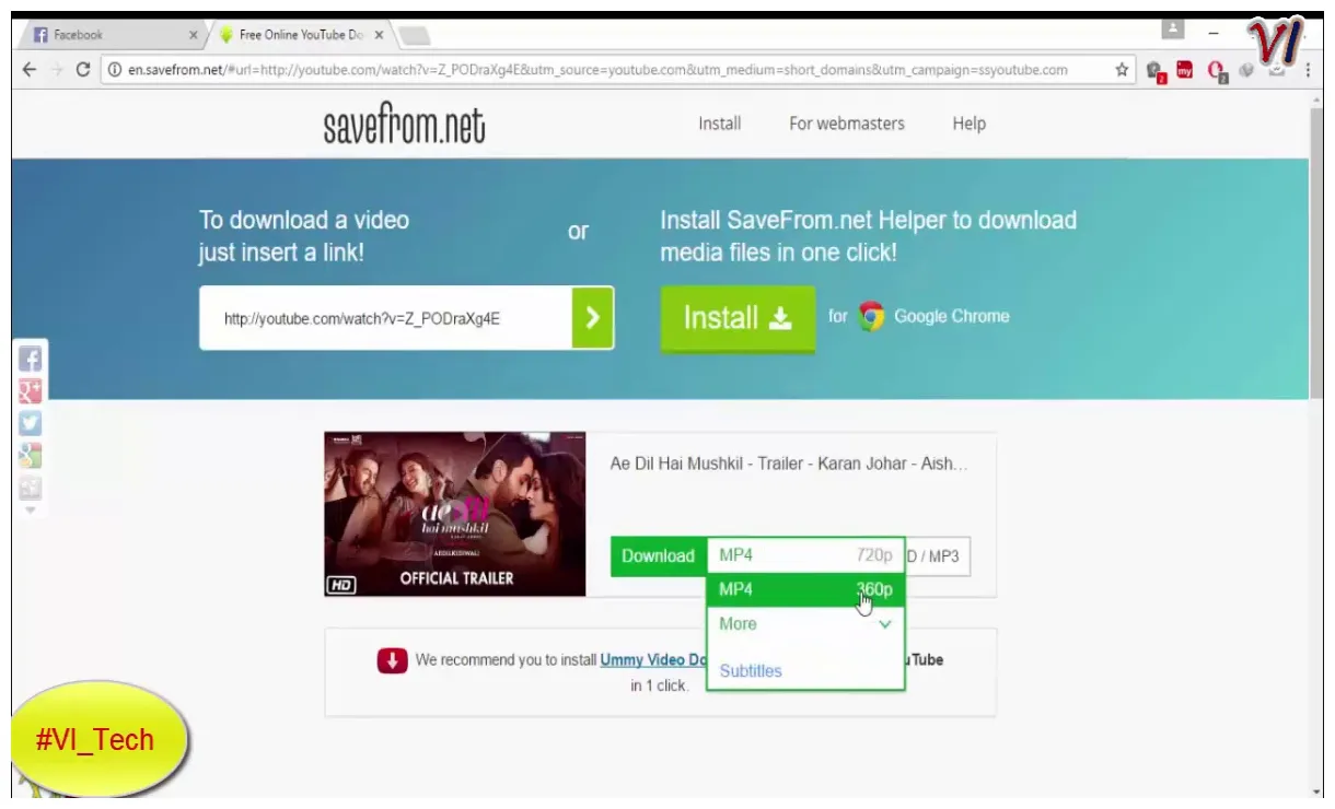 How to download video from youtube and other sites without any download