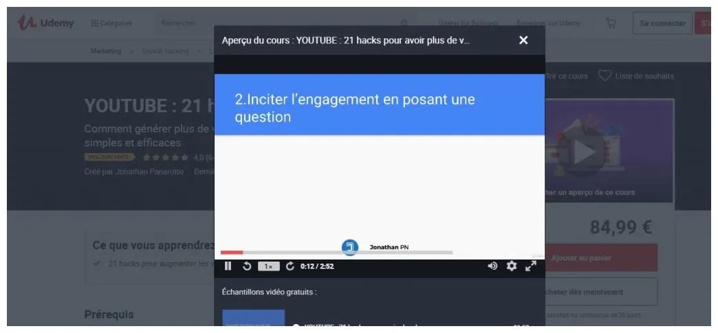 Formation youtube développer votre chaîne